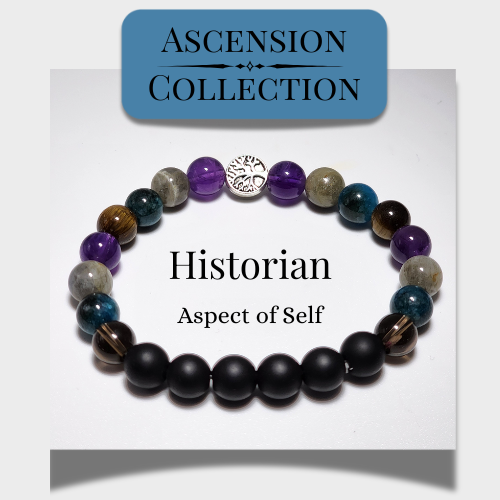 Ascension Bracelet with soul memory and ancestral wisdom, featuring archangel alignment, crafted with labradorite, amethyst, and more for spiritual growth.