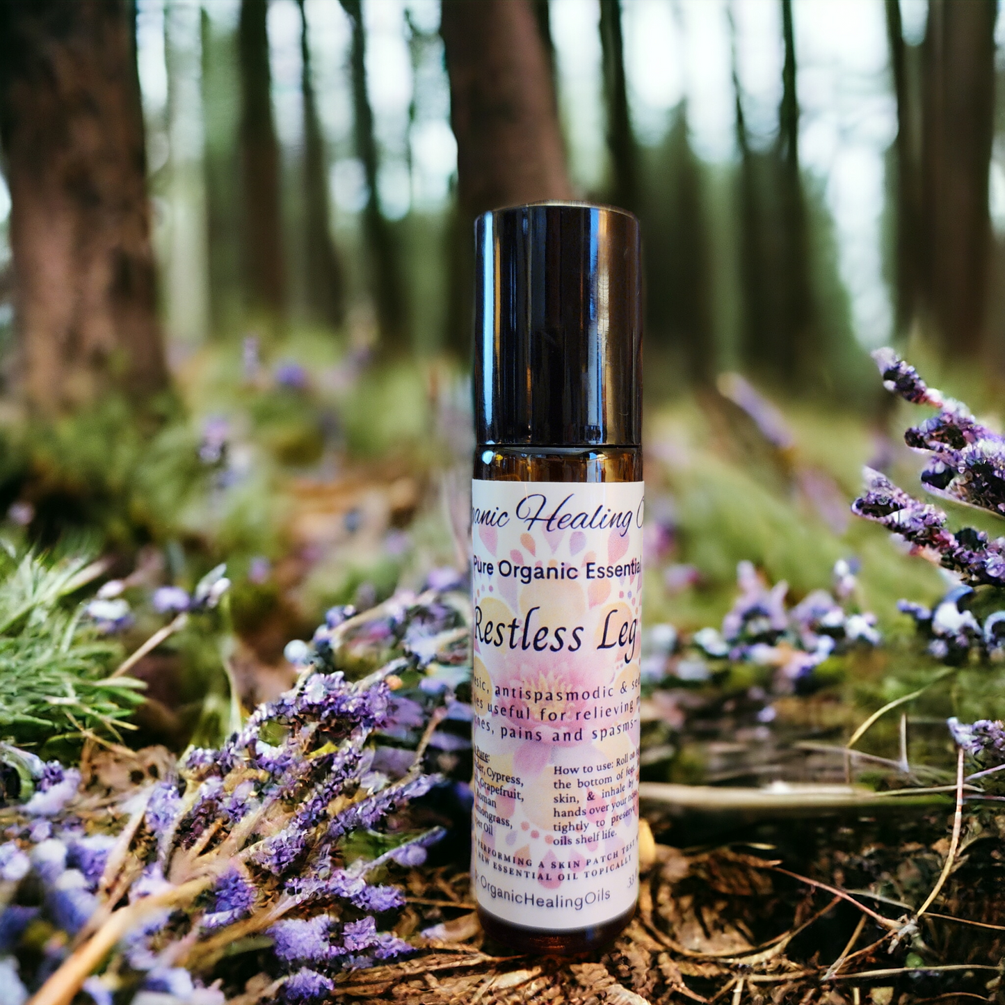 Restless Leg Soothing Oil 10ml Roller bottle by Organic Healing Oils