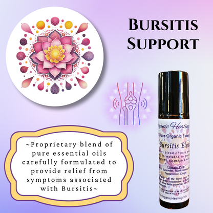 Bursitis Soothing Oil Blend, 10ml Roller for Joint & Muscle Comfort with Essential Oils.