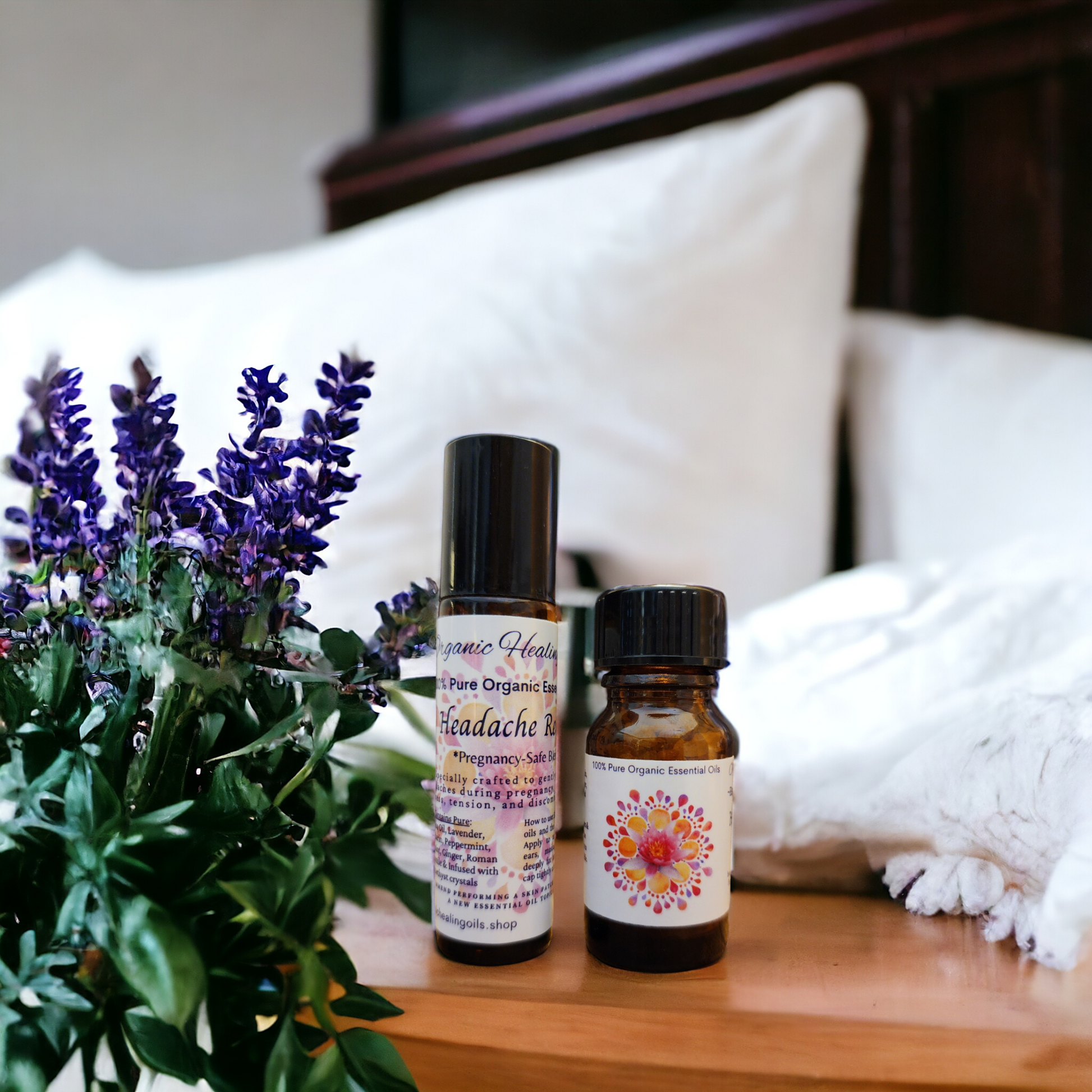 Headache Blend for Expectant Moms | 10ml Roller/Sniffer Salts