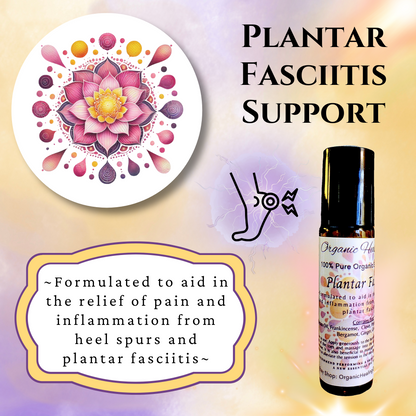 Plantar Fasciitis Support Oil 10ml Roller for Foot Care and Pain Relief