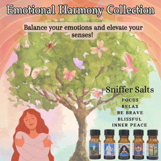 Emotional Harmony Collection | Emotional Support Sniffer Salts | 10ml Aromatic Blends